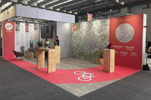 Radfahren-FFM-Messestand