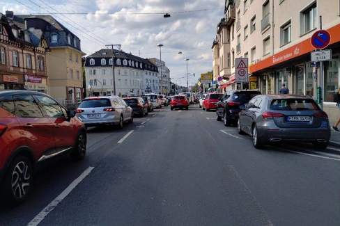 Gewerbetreibende an der Eschersheimer Landstraße