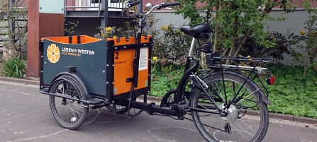 e-Lastenrad zum Ausleihen