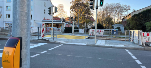 Neue Querung über die Eschersheimer Landstraße am Sinaipark