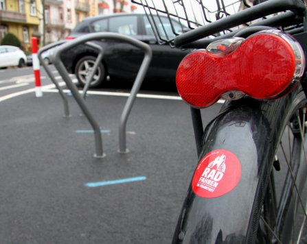 Fahrradbügel in der Sophienstraße